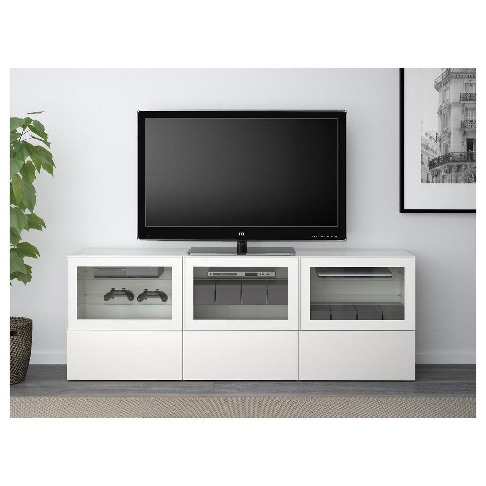 BEST The TV stand with doors and drawers - white ...
